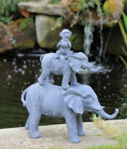 Garden Ornament Elephant Outdoor Monkey Indoor Statue Sculpture
