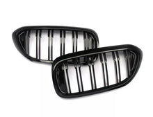 Load image into Gallery viewer, Gloss Black Kidney Grill For BMW G30 G31 5 Series Twin Bar Slat