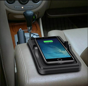 Qi Wireless Anti Slip Car Charger Phone Holder Mount Pad Mat For Smart Phone
