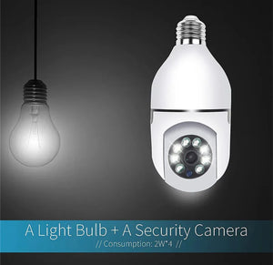 WiFi IP Security Camera E27 Lightbulb Wireless 1080P HD