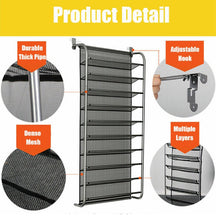 Load image into Gallery viewer, 10 TIER 30 PAIR OVER THE DOOR HANGING SHOE RACK SHELF STORAGE HOLDER CABINET • NEW valu2U • FREE DELIVERY